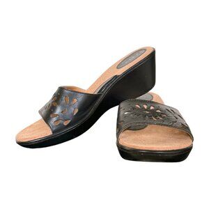 B.O.C. Women's Black Sandals 10